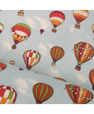 Ballons - cretonne -multicolore