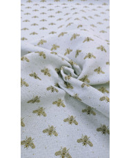 Jacquard Busy Blanc