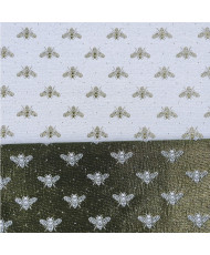 Jacquard Busy Blanc