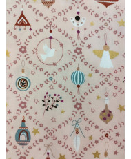 Fat Quarter 50x 70 cm Gabriel fond Rose