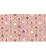 Fat Quarter 50x 70 cm Gabriel fond Rose