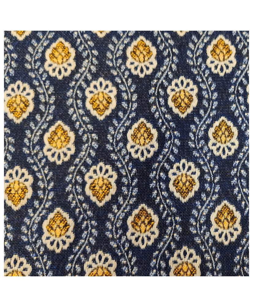 Jacquard-Tarascon bleu