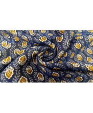 Jacquard-Tarascon bleu