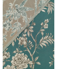 Toile Jacquard Chantante Bleu