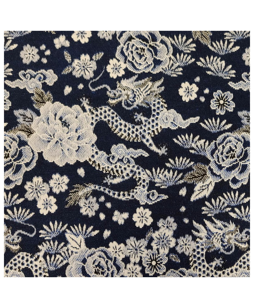 Jacquard léger - Draco indigo