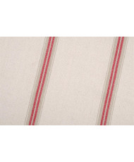 Coupon Toile lourde - Montauban rouge 60 cm